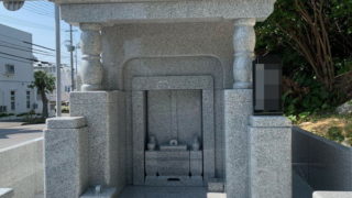 沖縄で最も人気の「破風墓（はふばか）」御影石の墓　施工事例
